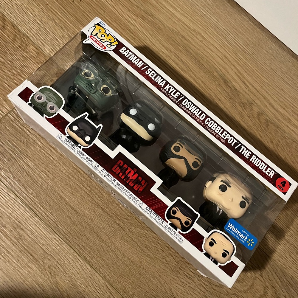 The Batman 2022 Walmart Exclusive 4 Pack Funko Pop!